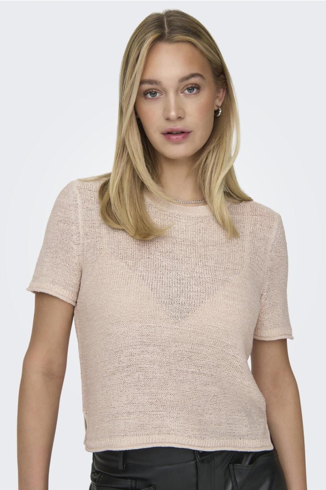 ONLSUNNY S/S PULLOVER NCA KNT 15254282 Pumice Stone